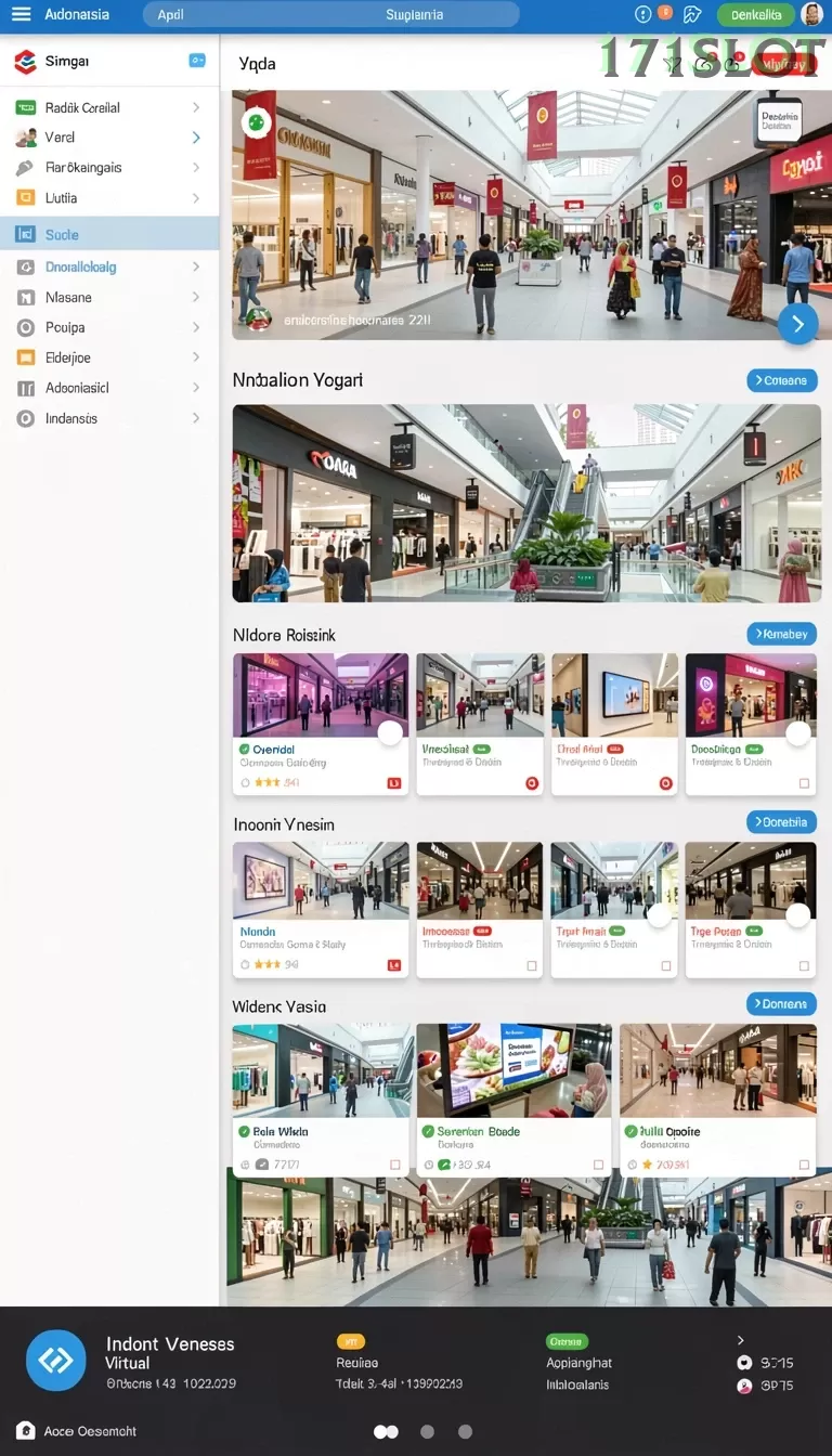 Cuplikan layar BORDER — menu navigasi